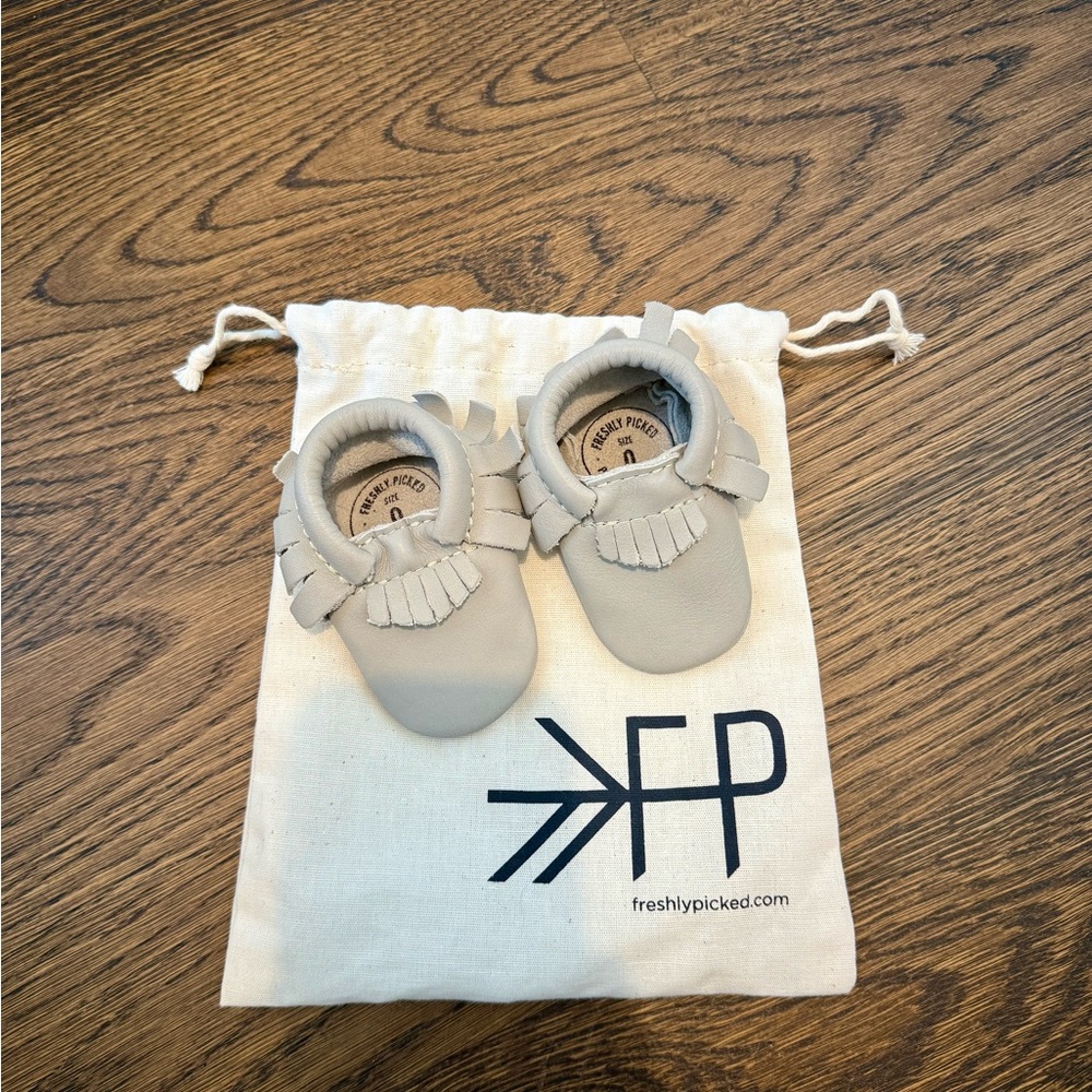 Freshly Picked Moccasins in Light Gray